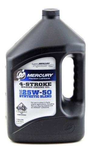 Aceite Marino Mercury 4stroke 25w-50 Synthetic Blend (galón)