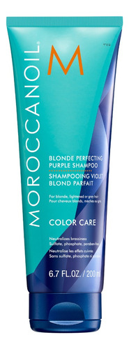 Moroccanoil Shampoo Violeta Blond Perfecting, Rubios Y Canas