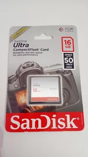 San Disk Ultra Compact Flash 16gb 50mb /s Memoria