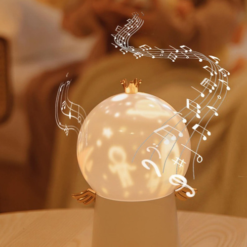 Lámpara De Ángel Giratoria Con Reflector For Niños, Luz