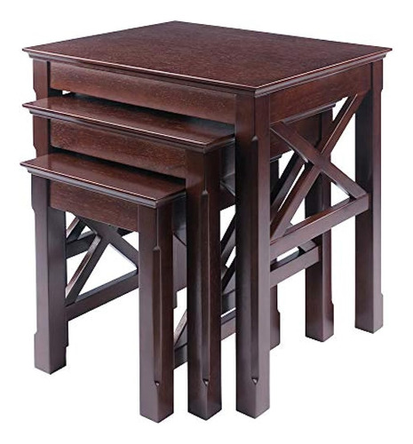 Winsome Wood Xola 3pc Nesting Table