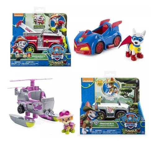 Tracker Paw Patrol Vehículos + Figura