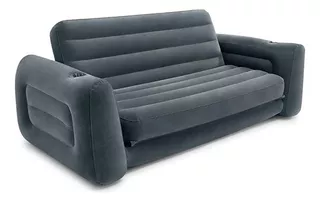 Sofá cama inflable Intex de 200 kg, color negro