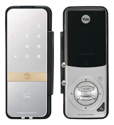 Fechadura digital Yale YDG313 direita/esquerda cor preto