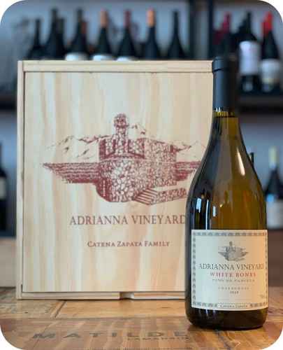 Caja Madera X3 Adrianna Vineyard White Bones Chardonnay