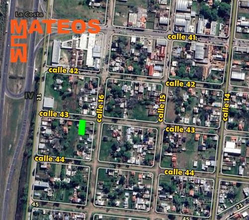 Venta Lote En En Santa Teresita 43 E/ 16 Y 17
