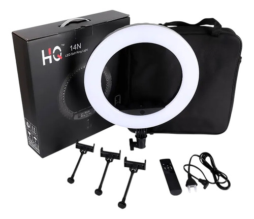 Aro De Luz Profesional Hq 18 55w Con Usb, Control + Tripode