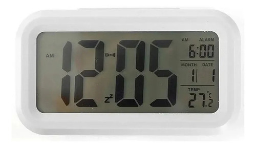 Reloj Despertador Pantalla Led Feha Temperatura Alarma