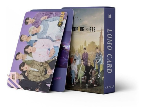 Bts Free Fire Photo Card Lomo Card Caja 55 Tarjetas  2023