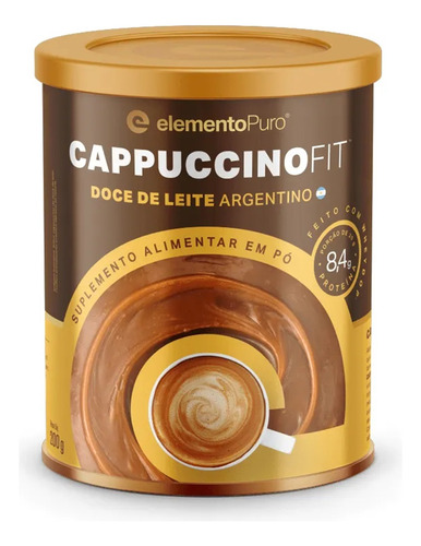 Cappuccino Fit Proteíco Whey Elemento Puro 200 Gramas