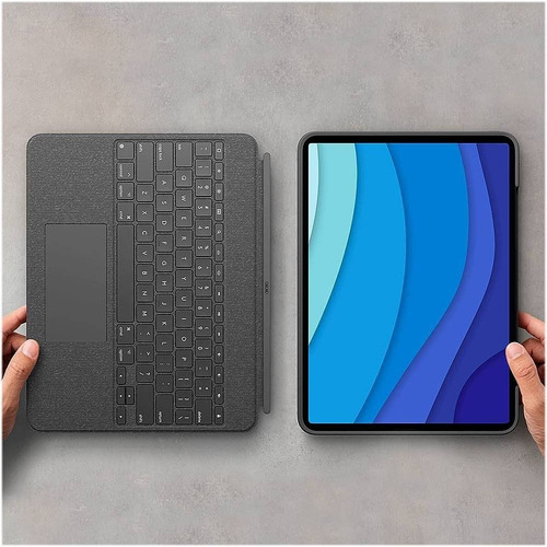 Funda Teclado Logitech Combo Touch Para iPad Pro 12.9 Gen 5