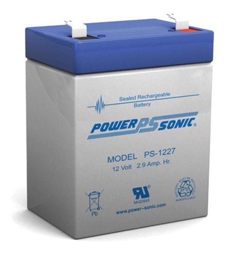 Bateria Respaldo Power Sonic Ps-1227 12v 2.9 Ah