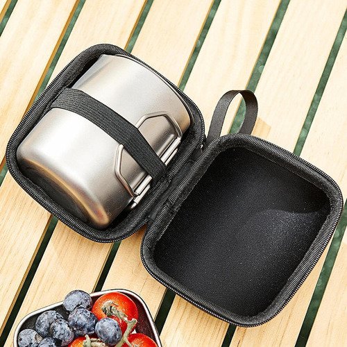 Juego De Té De Titanio Regalo De Tetera De Viaje Con Bolsa.