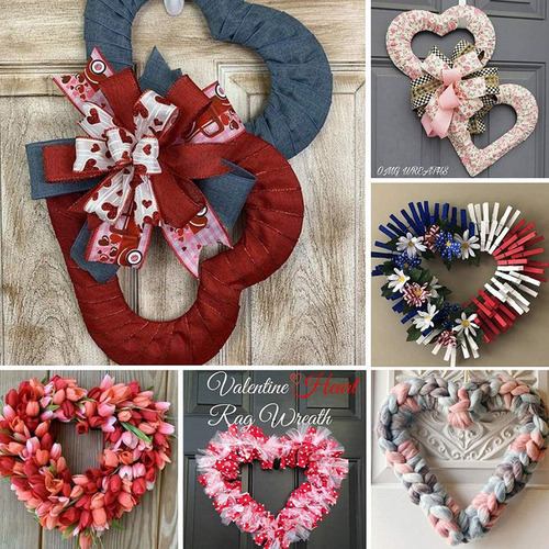Arreglo De Guirnaldas Para El Día De San Valentín, Decora 2