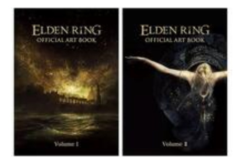 Box Elden Ring Artbook Vols. 1 E 2 (com Detalhe No Box)