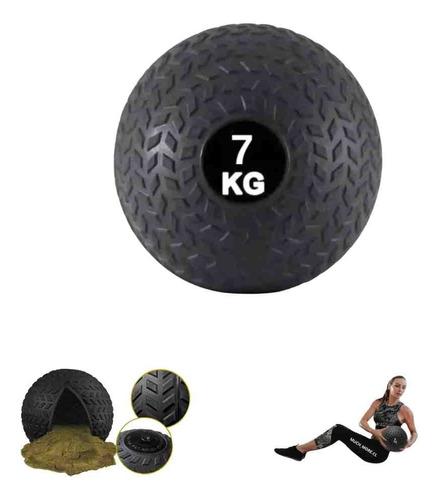 Balón Medicinal 7kg Para Ejercicio/ Slam Ball/ Entrenamiento