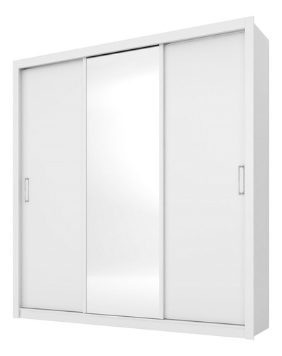 Guarda Roupa 3 Portas 2 Gavetas Residence D02 Branco