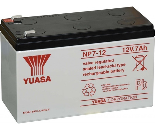 Batería Recargable  12v 7ah 