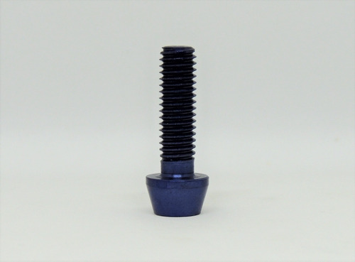 Tornillo De Aluminio Cabeza Cónica M6x20mm Azul