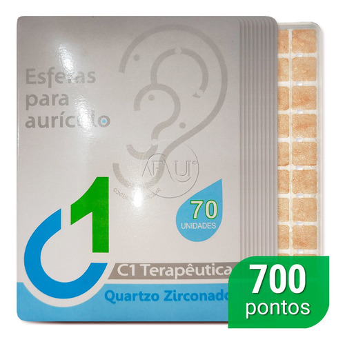 Ponto Auricular Quartzo Zirconado Auriculoterapia - 700 Un