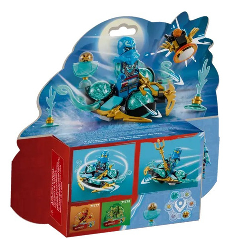 Kit Lego Ninjago Nya Dragon Power Derrape Spinjitzu 71778