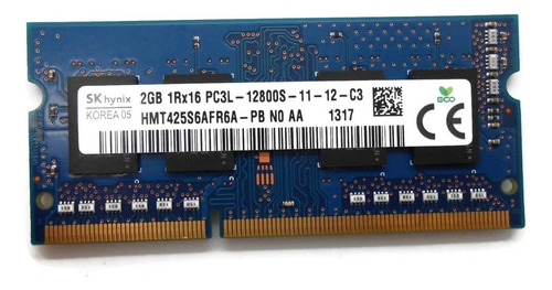 Memoria Ram Pc3l-12800 2 Gb Ddr3 1600 Mhz Sk Hynix Sodimm X2