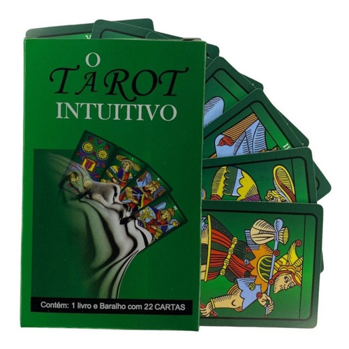 Baralho O Tarot Intuitivo Arcanos Maiores Deck 22 Cartas