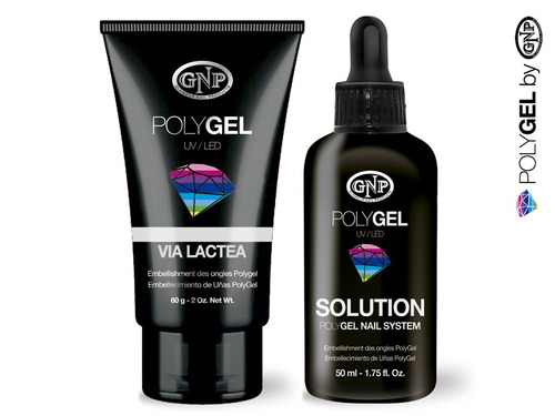 Pomo De Polygel Gnp 60gr Via Lactea Y Solution 50ml