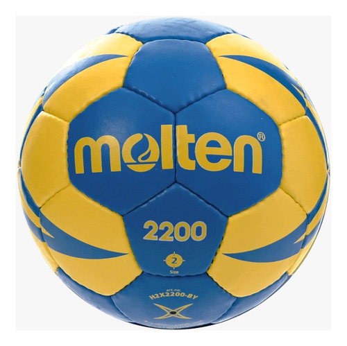 Balón De Handball H2x2200 Molten Azul/amarillo #2