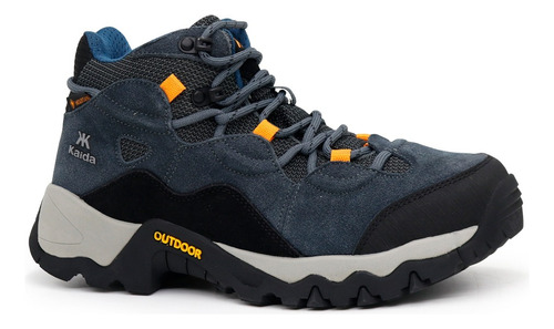  Botines Outdoor Kaida De Hombre Kd22-10m Negro