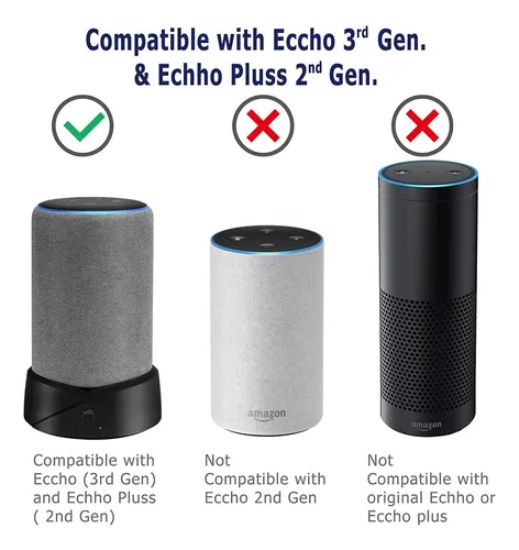 Base De Batera Para Echo 3 Y Echo Plus 2 Para Que Sean Portt
