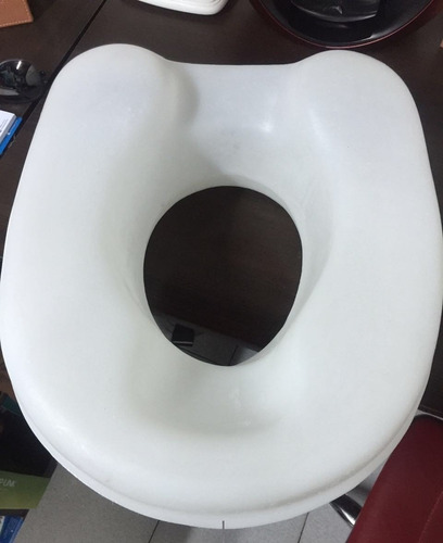 Asiento Eleva Altura Inodoro Universal Obeso Unico 150 Kg