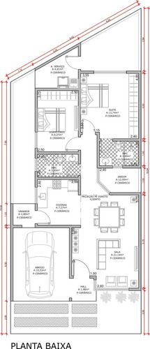 Imagem 2 de 6 de Planta De Casa 2 Quartos - Projeto Completo+aprovação Ea-114