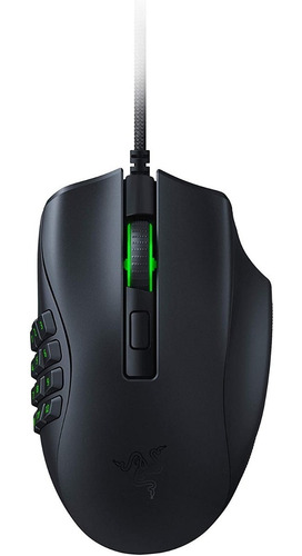 Imagen 1 de 7 de Mouse Gamer Razer Naga X Moba Mmo 18k Dpi 16 Botones Rgb Cuo