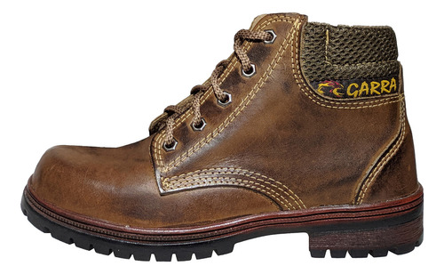 Bota Coturno Masculina Couro Cano Médio Sapato Casual