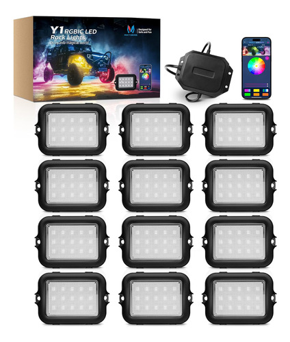 Kit De Luces Led Rock Y1 Rgb+ic Dream Color, Luces De N...