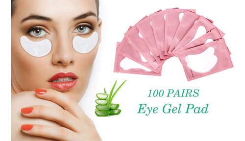 100 Pairs Set Gel Pads For Eyelash Extensions, Comfy And Coo