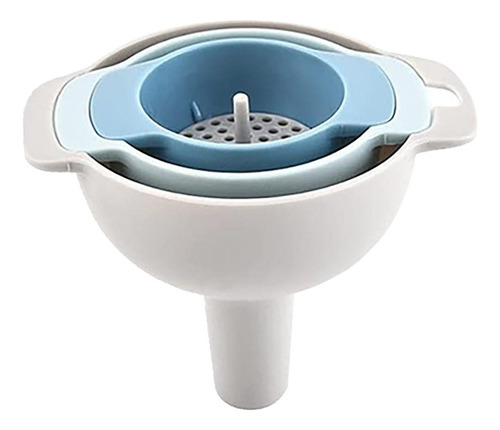 Embudo De Cocina Mini Embudo Con Colador De Malla, Boca