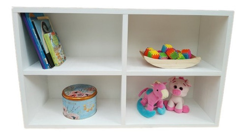 Mueble Montessori,madera, Blanco, Cubos