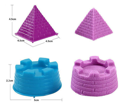 5 X 6 Piezas Mini Construcción Playa Juguete Para Niños