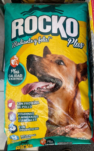 Imagen 1 de 1 de Alimento Para Perro Rocko Plus Adulto 25 Kg Vimifos-petcare