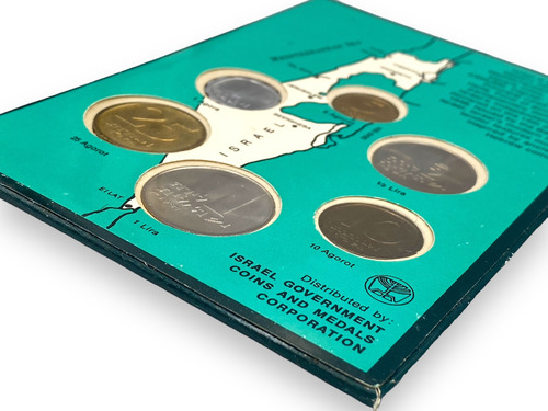 Antiguo Set Espécimen De 6 Monedas De Israel Año 1967 (Usado)