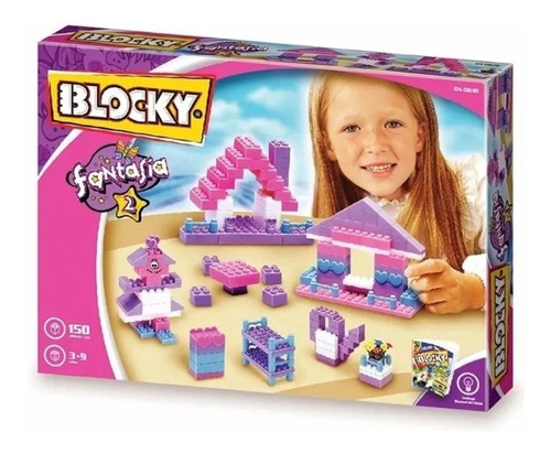 Juguetes Para Armar Blocky Fantasia 150 Piezas $mn