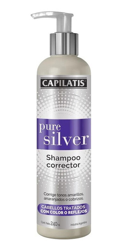 Capilatis Silver Shampoo Corrector De Tonos Amarillentos