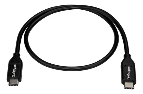 Imagen 2 del producto Cable De 0,5m Usb-c Macho A Macho - Cable Usb 2.0 Usb Tipo C Negro