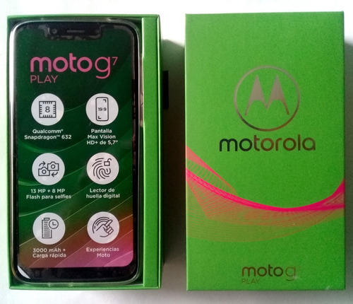 Moto G7 Play Special Edition 64 Gb Azul Oscuro 4 Gb Ram (Usado)