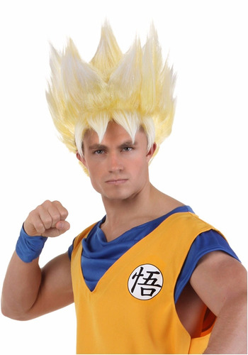 Peluca Dragon Ball Super Saiyan Goku Guerrero Cosplay