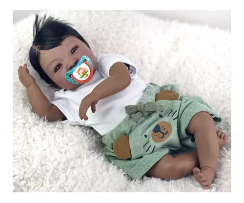 Boneca Bebê Reborn Menino Realista Pronta Entrega