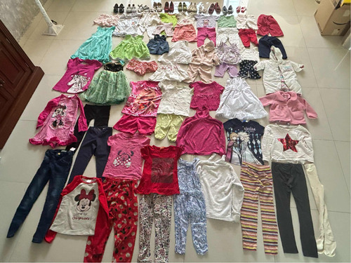 Paca De Ropa De Bebe Niña De 0 Meses A 8 Años (66 Piezas)