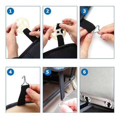 A Fundas Para Carro Protector De Asiento 2 Piezas Universal